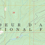 Mount Coeur D'Alene, ID FSTopo Preview 2