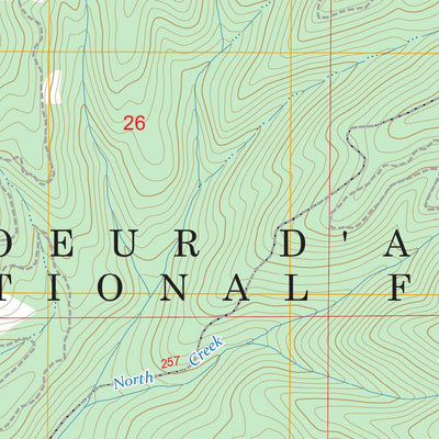 Mount Coeur D'Alene, ID FSTopo Preview 2