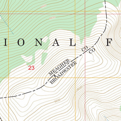 Mount Edith, MT FSTopo Preview 2