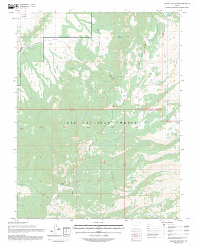 Mount Dutton, UT FSTopo Preview 1