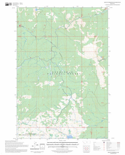 Mount Emerine, MT FSTopo Preview 1