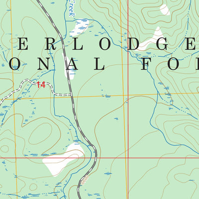 Mount Emerine, MT FSTopo Preview 2