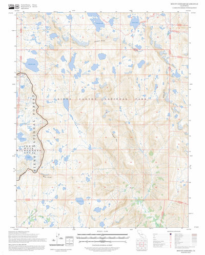 Mount Goddard, CA FSTopo Preview 1