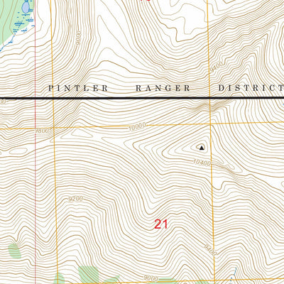 Mount Haggin, MT FSTopo Preview 3