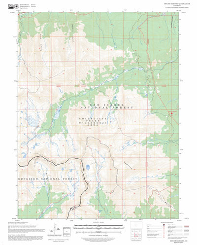 Mount Harvard, CO FSTopo Preview 1