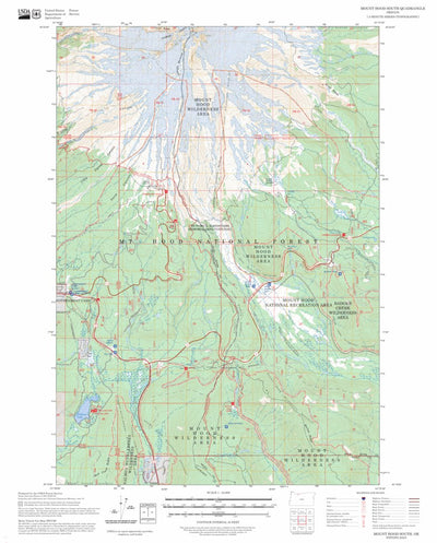 Mount Hood South, OR FSTopo Preview 1