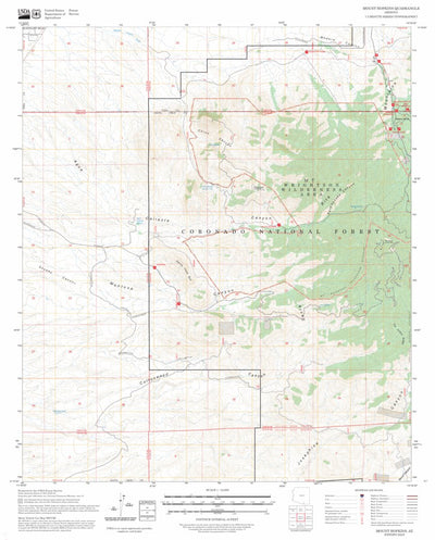 Mount Hopkins, AZ FSTopo Preview 1