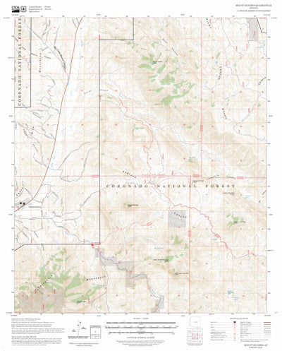 Mount Hughes, AZ FSTopo Preview 1