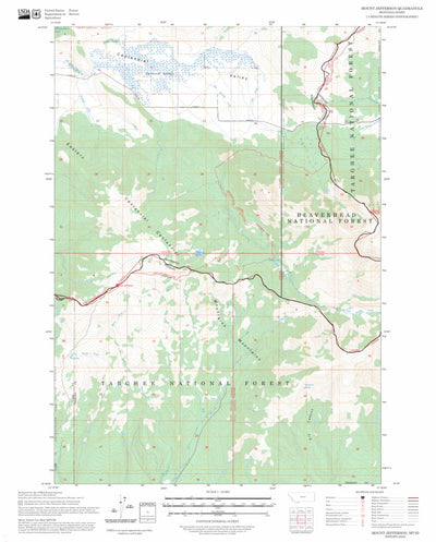 Mount Jefferson, MT-ID FSTopo Preview 1