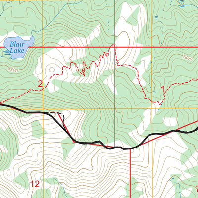 Mount Jefferson, MT-ID FSTopo Preview 2