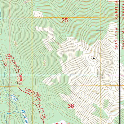 Mount Jefferson, MT-ID FSTopo Preview 3