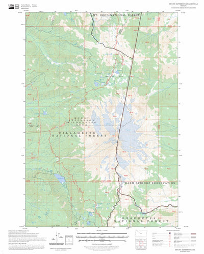 Mount Jefferson, OR FSTopo Preview 1