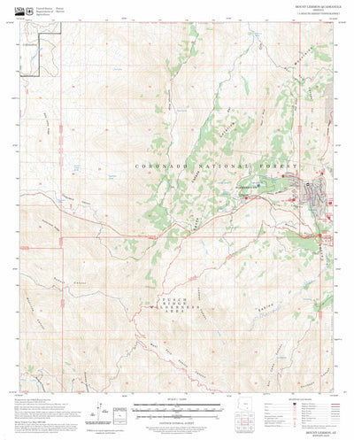 Mount Lemmon, AZ FSTopo Preview 1