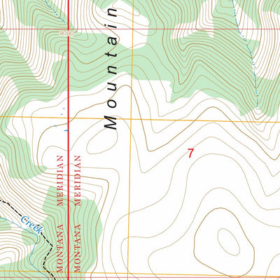 Mount Maurice, MT-WY FSTopo Preview 2