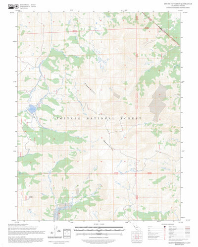 Mount Patterson, CA-NV FSTopo Preview 1