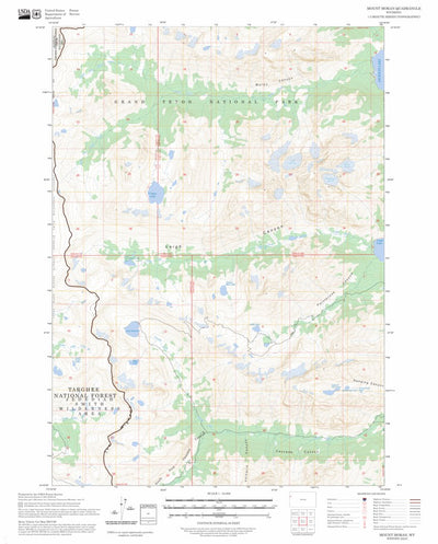 Mount Moran, WY FSTopo Preview 1