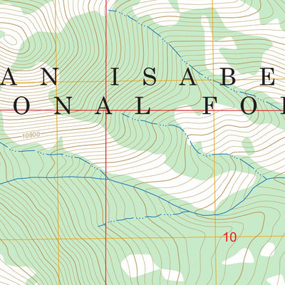 Mount Ouray, CO FSTopo Preview 2