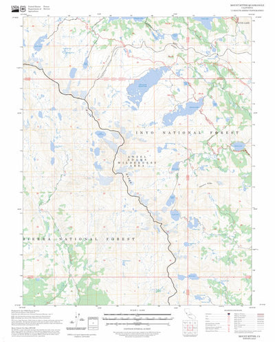 Mount Ritter, CA FSTopo Preview 1