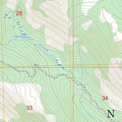 Mount Powell, MT FSTopo Preview 3