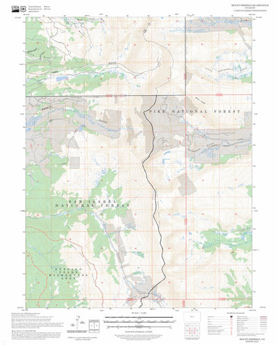 Mount Sherman, CO FSTopo Preview 1