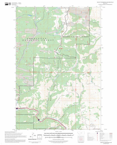 Mount Thompson, MT FSTopo Preview 1