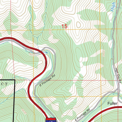 Mount Thompson, MT FSTopo Preview 3