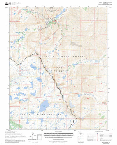 Mount Tom, CA FSTopo Preview 1