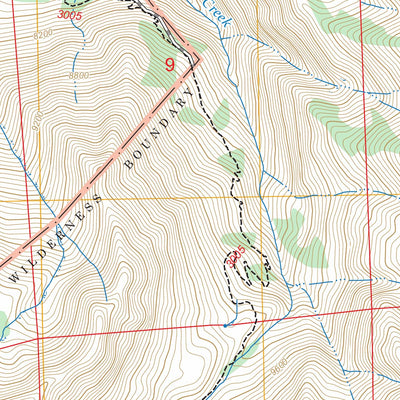 Mount Tom, CA FSTopo Preview 3