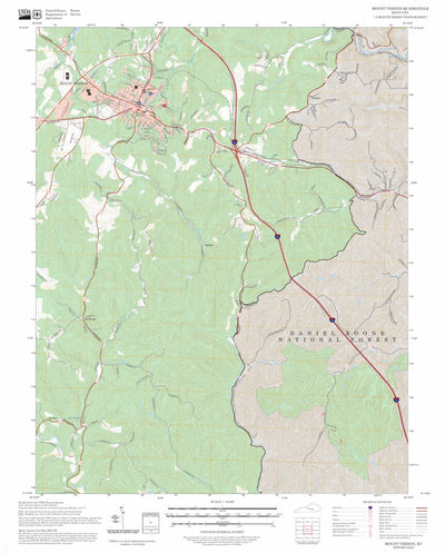 Mount Vernon, KY FSTopo Preview 1