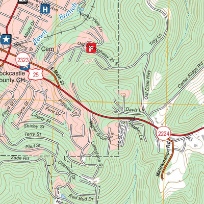 Mount Vernon, KY FSTopo Preview 3