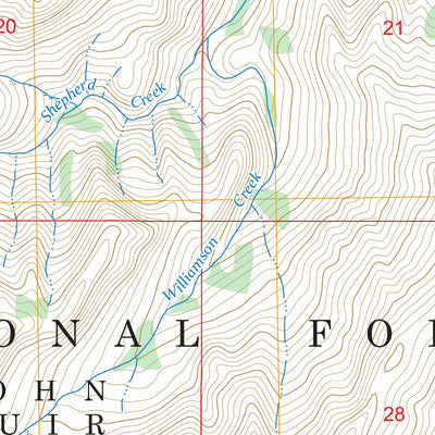 Mount Williamson, CA FSTopo Preview 3