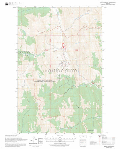 Mount Wright, MT FSTopo Preview 1