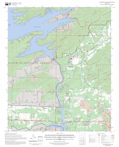 Mountain Pine, AR FSTopo Preview 1