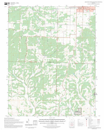 Mountain Grove South, MO FSTopo Preview 1