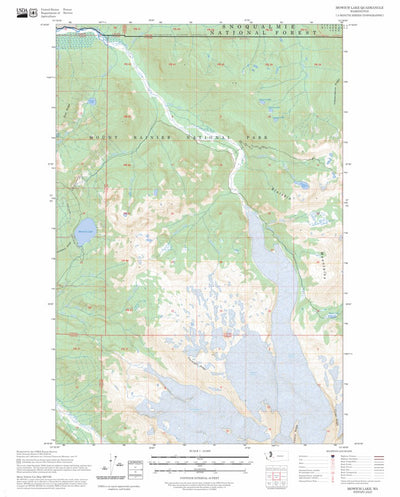 Mowich Lake, WA FSTopo Preview 1