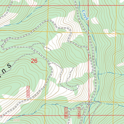 Mule Deer Ridge, OR FSTopo Preview 3