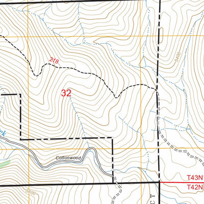 Mullinix Creek, NV FSTopo Preview 3