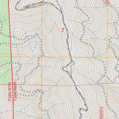 Mumbo Basin, CA FSTopo Preview 3