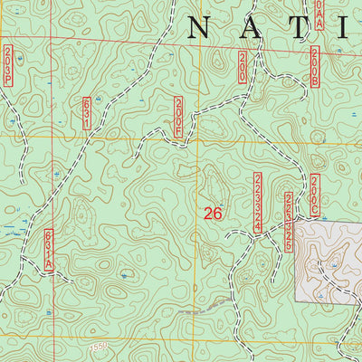 Namekagon Lake, WI FSTopo Preview 3