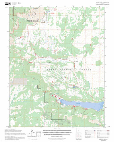 Navajo Lake, UT FSTopo Preview 1