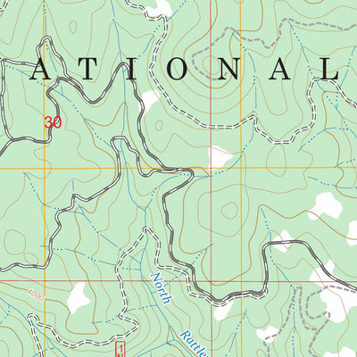 Naufus Creek, CA FSTopo Preview 2