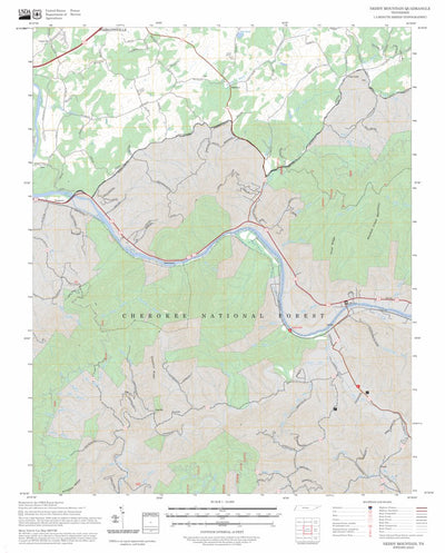 Neddy Mountain, TN FSTopo Preview 1