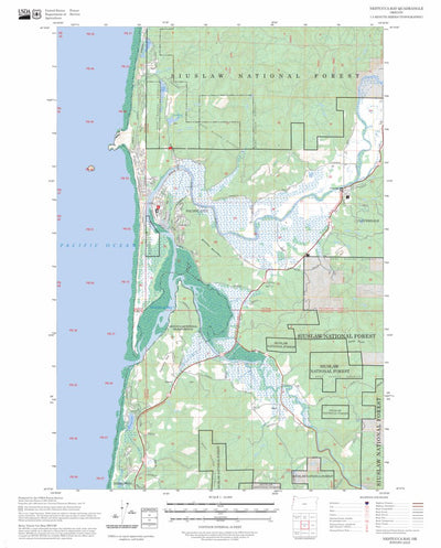 Nestucca Bay, OR FSTopo Preview 1