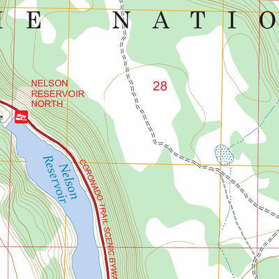 Nelson Reservoir, AZ FSTopo Preview 2