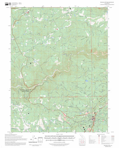 Nevada City, CA FSTopo Preview 1