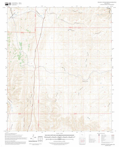 Nelson Canyon West, NM FSTopo Preview 1
