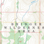 New Fork Lakes, WY FSTopo Preview 3