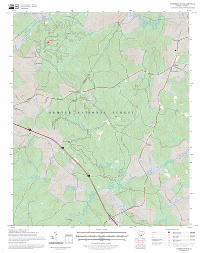 Newberry NW, SC FSTopo Preview 1