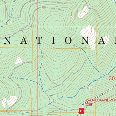 Newton Mountain, MT FSTopo Preview 2