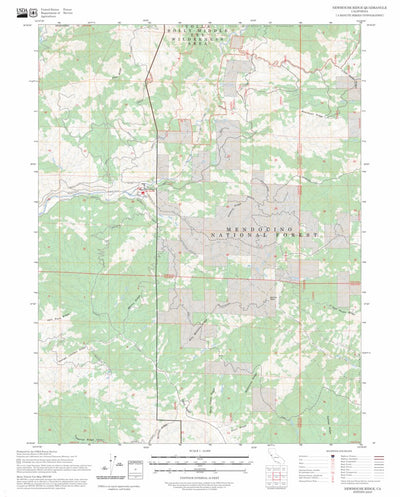 Newhouse Ridge, CA FSTopo Preview 1